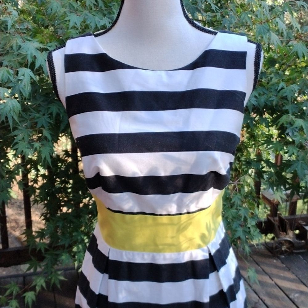 AB Studio Striped Dress - Picture 2 of 11